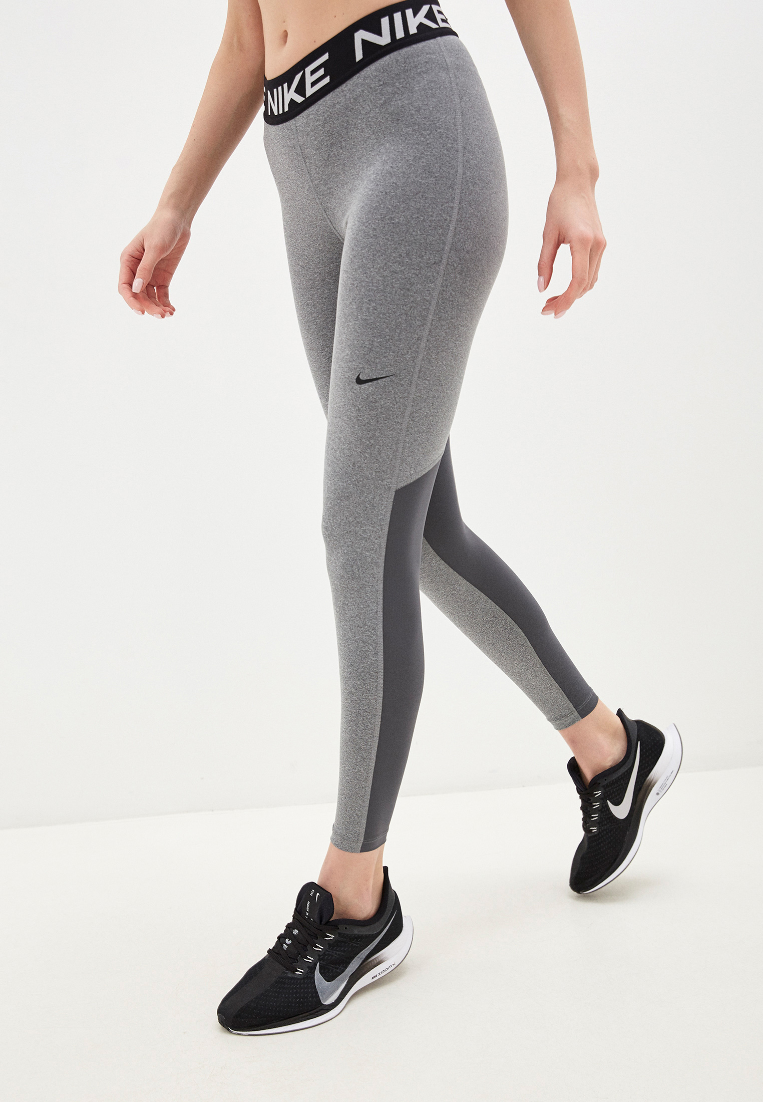 Тайтсы Nike W NK VCTRY BSLYR TGHT ESSNTL, цвет: серый, NI464EWHTQH4 —  купить в интернет-магазине Lamoda