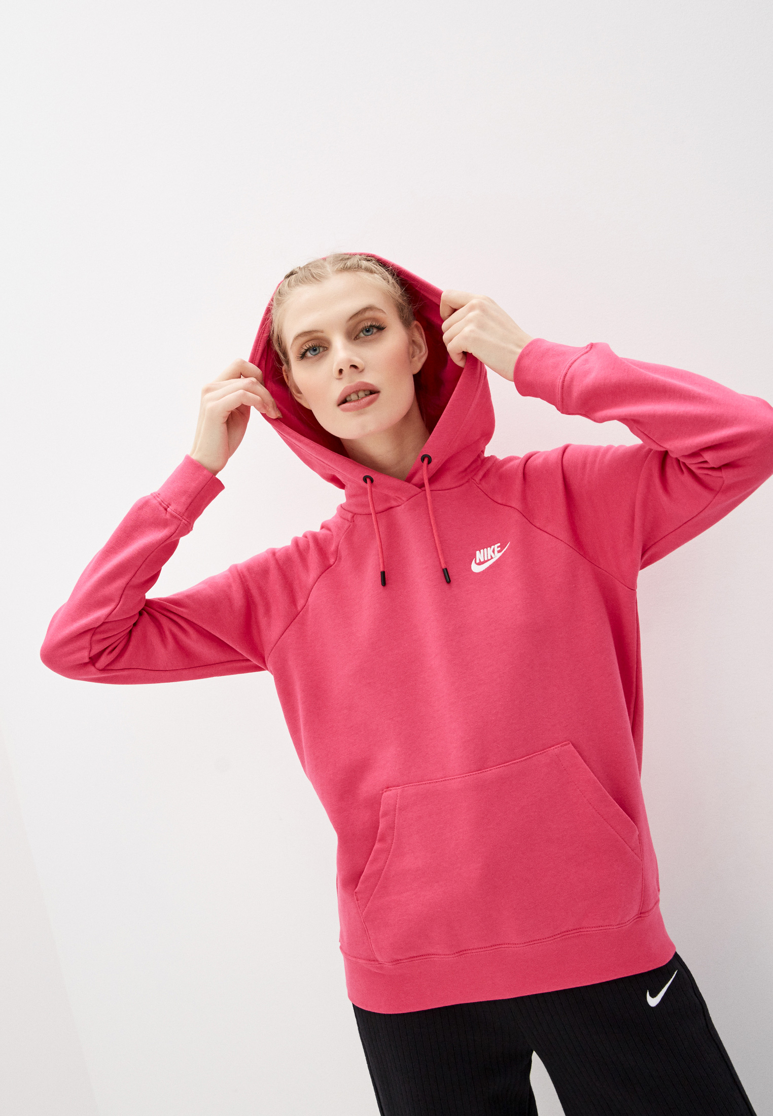 Реклама худи. Толстовка Nike w NSW ESSNTL Hoodie po FLC. Хлопковое худи розовое найк 2020. Толстовка женская w NSW ESSNTL Hoodie poflc. Nike толстовка bv4124-010.