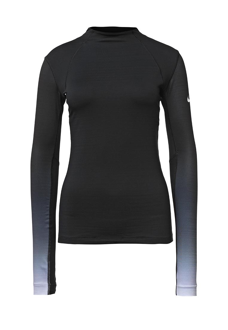 Лонгслив спортивный Nike W NP HPRWM TOP LS FADE, цвет: черный, NI464EWJFY59  — купить в интернет-магазине Lamoda