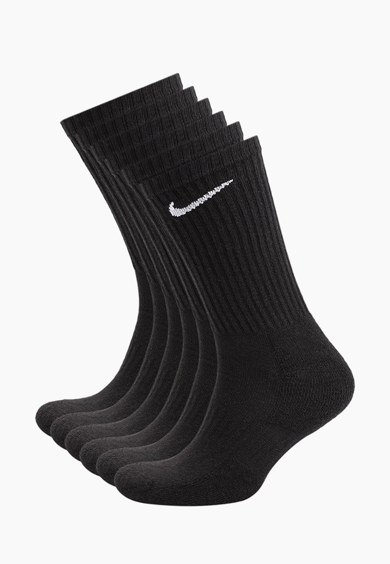 Носки 6 пар Nike U NK EVERYDAY CUSH CREW 6PR-BD, цвет: черный ...
