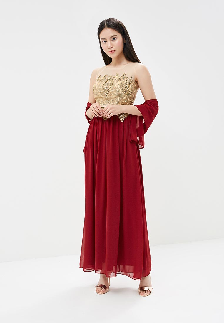 Платье Omonsim, цвет бордовый, OM001EWAVDA0 — купить в интернет