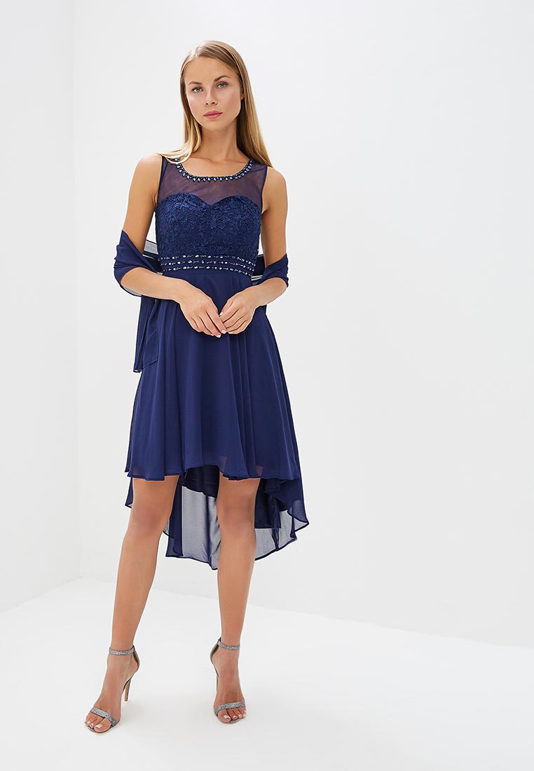 Платье Omonsim, цвет синий, OM001EWAVDC4 — купить в интернетмагазине