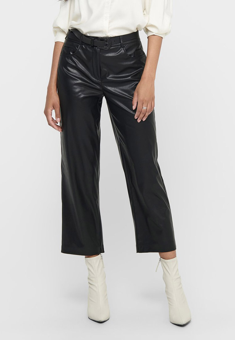 Купить Черные Кожаные Брюки Женские В Екатеринбурге