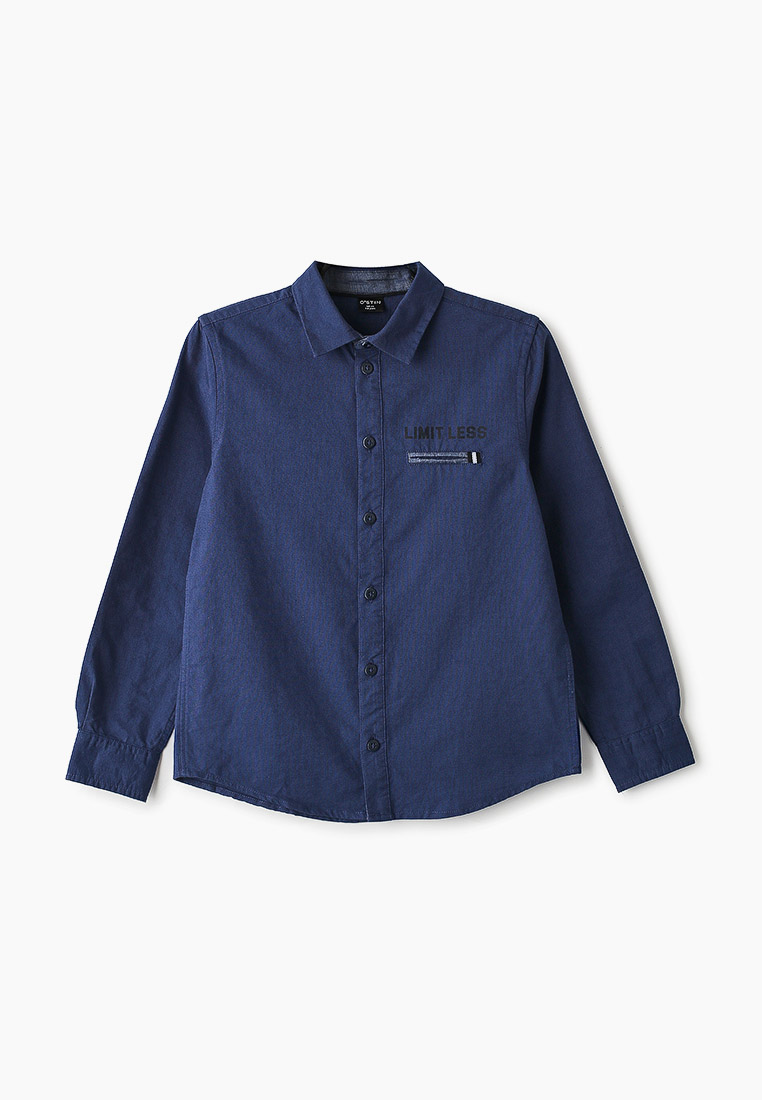 Рубашка O'stin, цвет: синий, OS004EBIZXF3 — купить в интернет-магазине ...