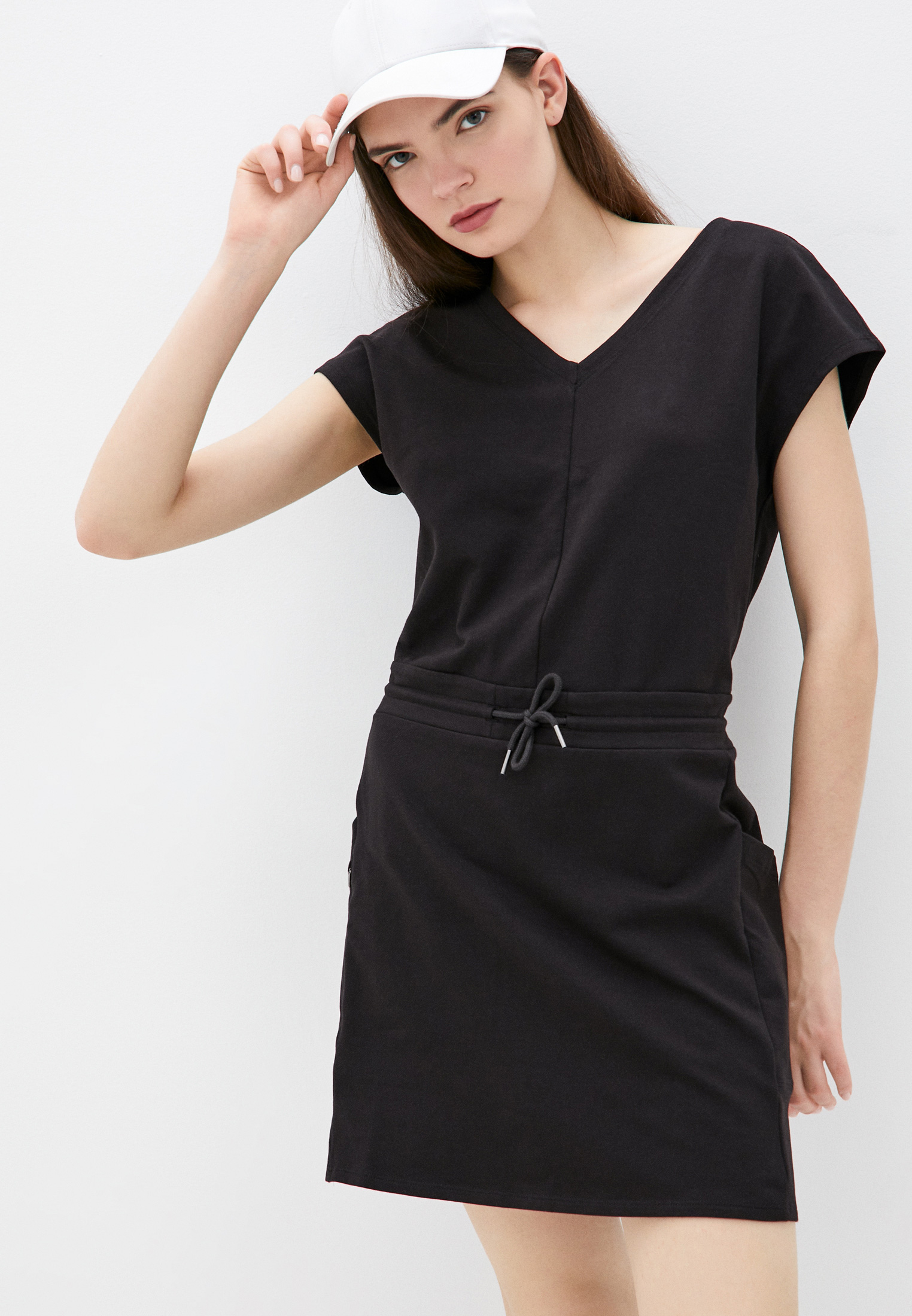 Платье Patagonia W's Organic Cotton Roaming Dress, цвет черный