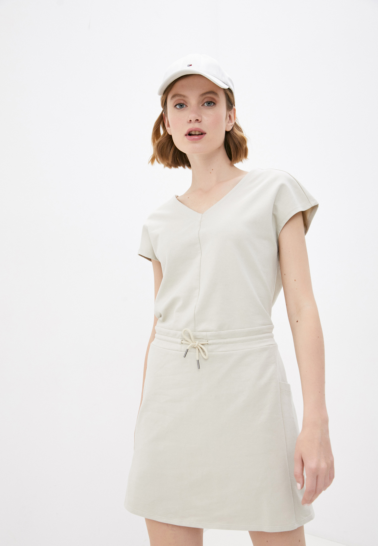 Платье Patagonia W's Organic Cotton Roaming Dress, цвет бежевый