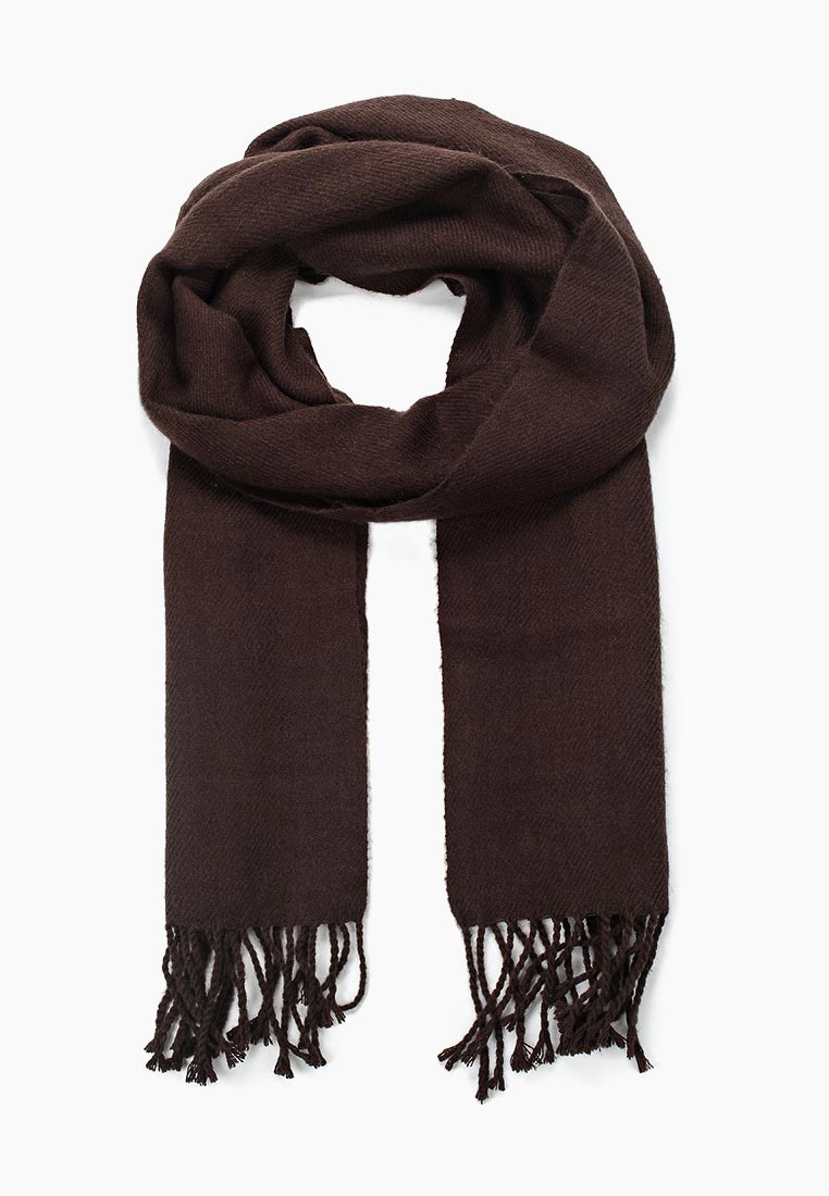 коричневый шарф
