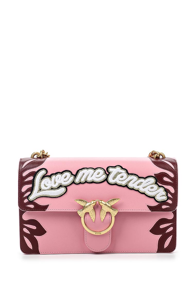 Пинко сумка белая с рисунком