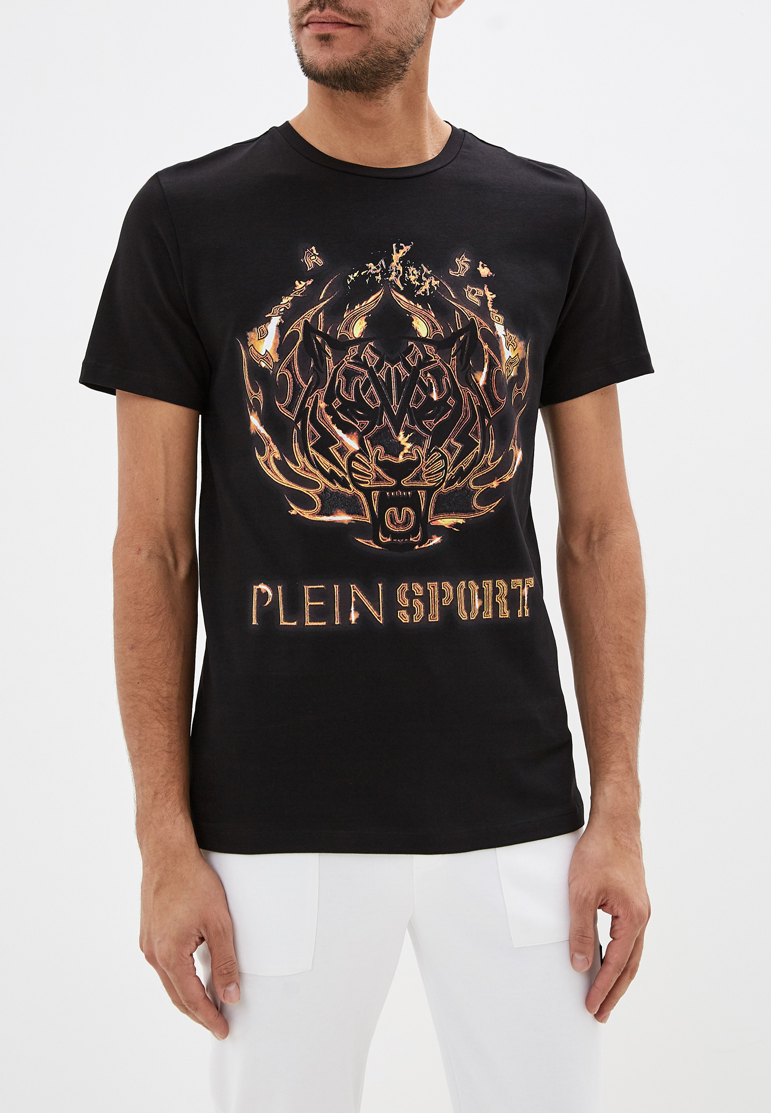 Футболка Plein Sport, цвет: черный, PL007EMFVZT3 — купить в интернет ...
