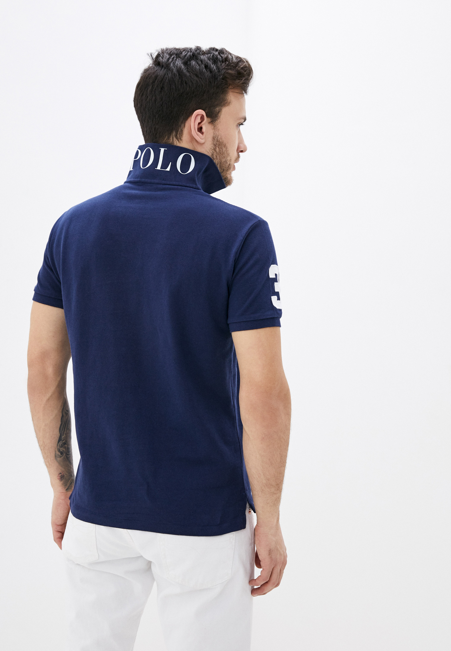 Поло Polo Ralph Lauren, цвет: синий, PO006EMHTRM9 — купить в