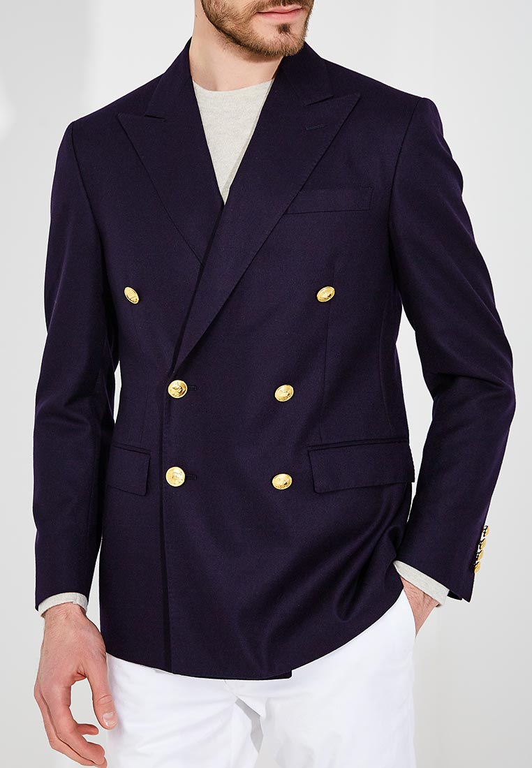 Пиджак Polo Ralph Lauren, цвет: синий, PO006EMYZA30 — купить в интернет ...