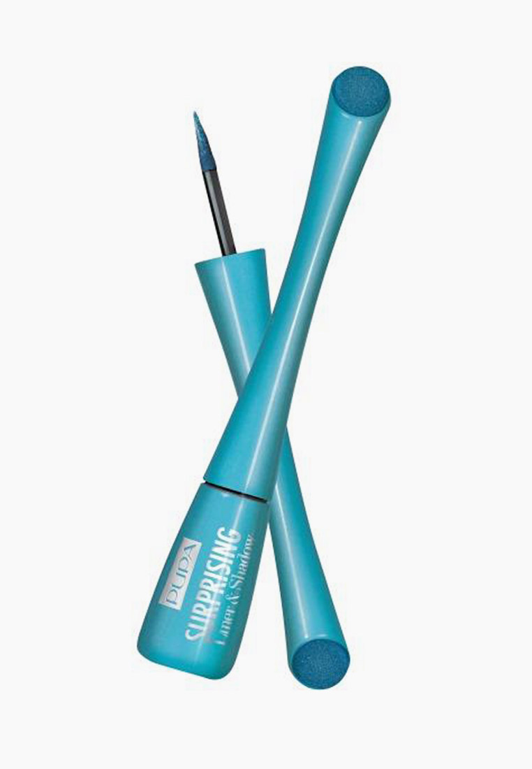 Подводка для глаз Pupa 2 в 1 SURPRISING LINER&SHADOW, цвет: синий ...