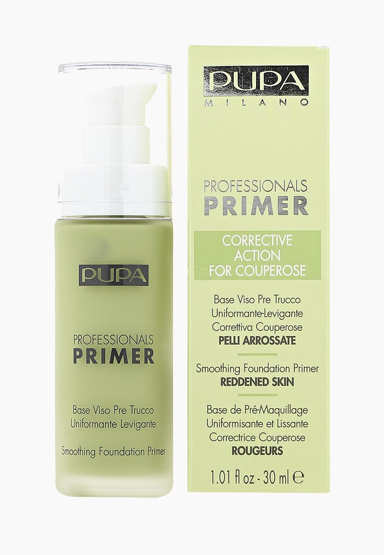 Праймер для лица Pupa Smoothing Foundation Primer, 02 зеленый, цвет зеленый, PU006LWKHN71