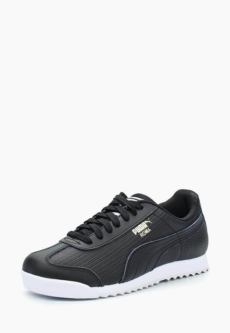 Кроссовки PUMA Roma Classic Perf, цвет: черный, PU053AUUTP05 — купить в ...
