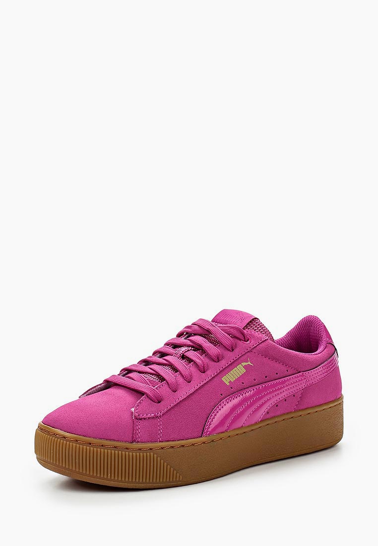 Кеды PUMA Puma Vikky Platform, цвет: розовый, PU053AWQOW50 — купить в ...