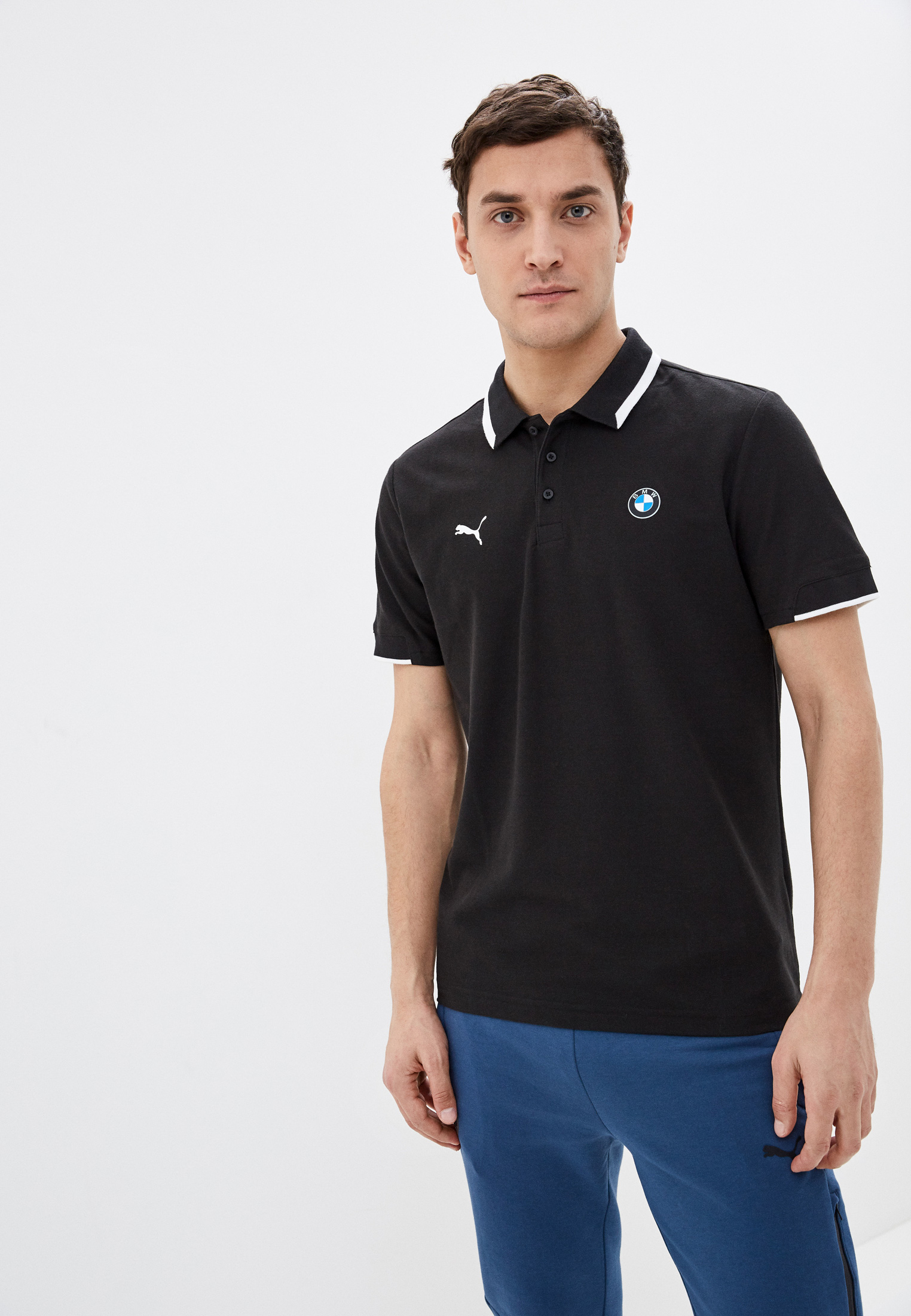 Поло PUMA BMW MMS Polo, цвет: черный, PU053EMIGZD5 — купить в интернет ...