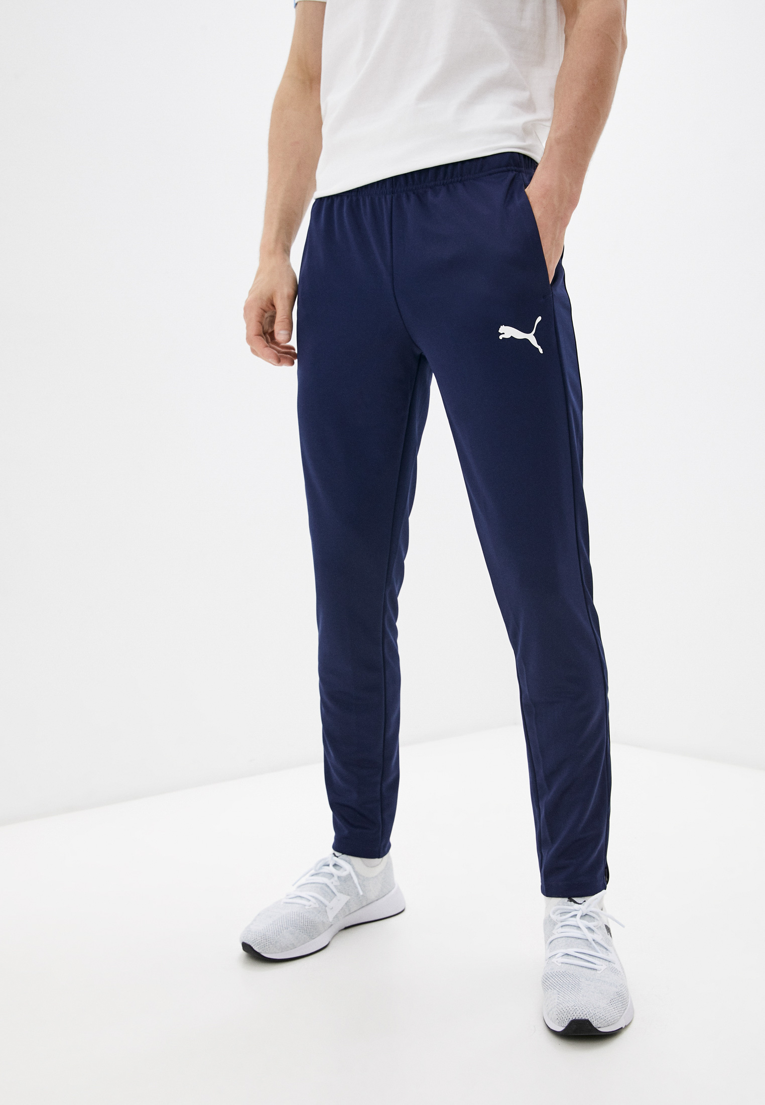 Брюки спортивные PUMA ACTIVE Tricot Pants cl, цвет синий, PU053EMMJHC2