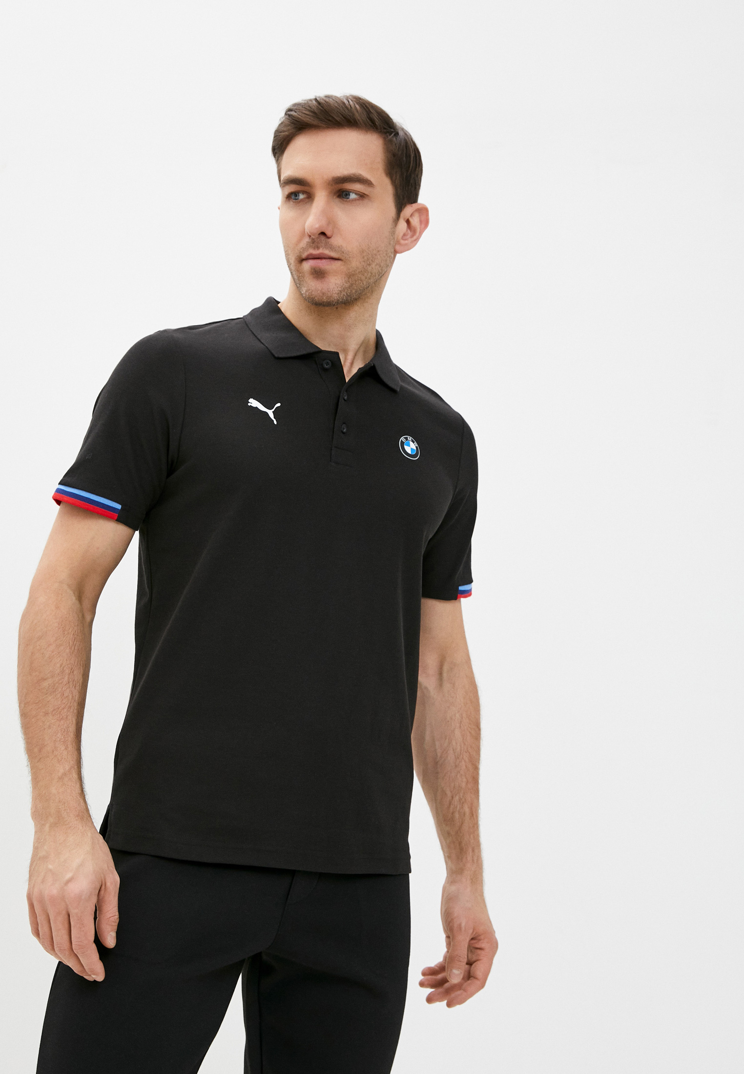 Поло PUMA BMW MMS Polo, цвет: черный, PU053EMMJHI6 — купить в интернет ...
