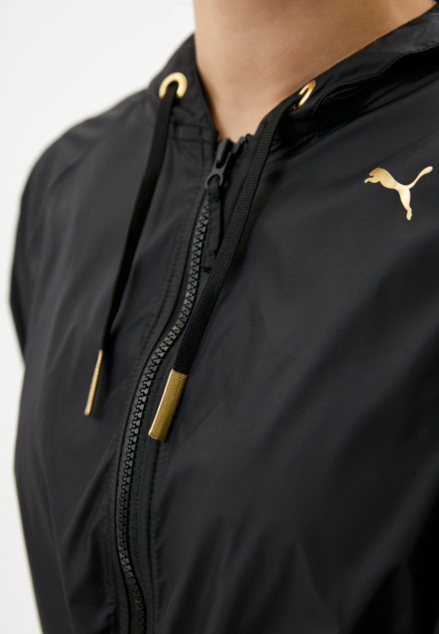 Ветровка PUMA Metal Splash Anorak, цвет: черный, PU053EWIHAU7 — купить в  интернет-магазине Lamoda