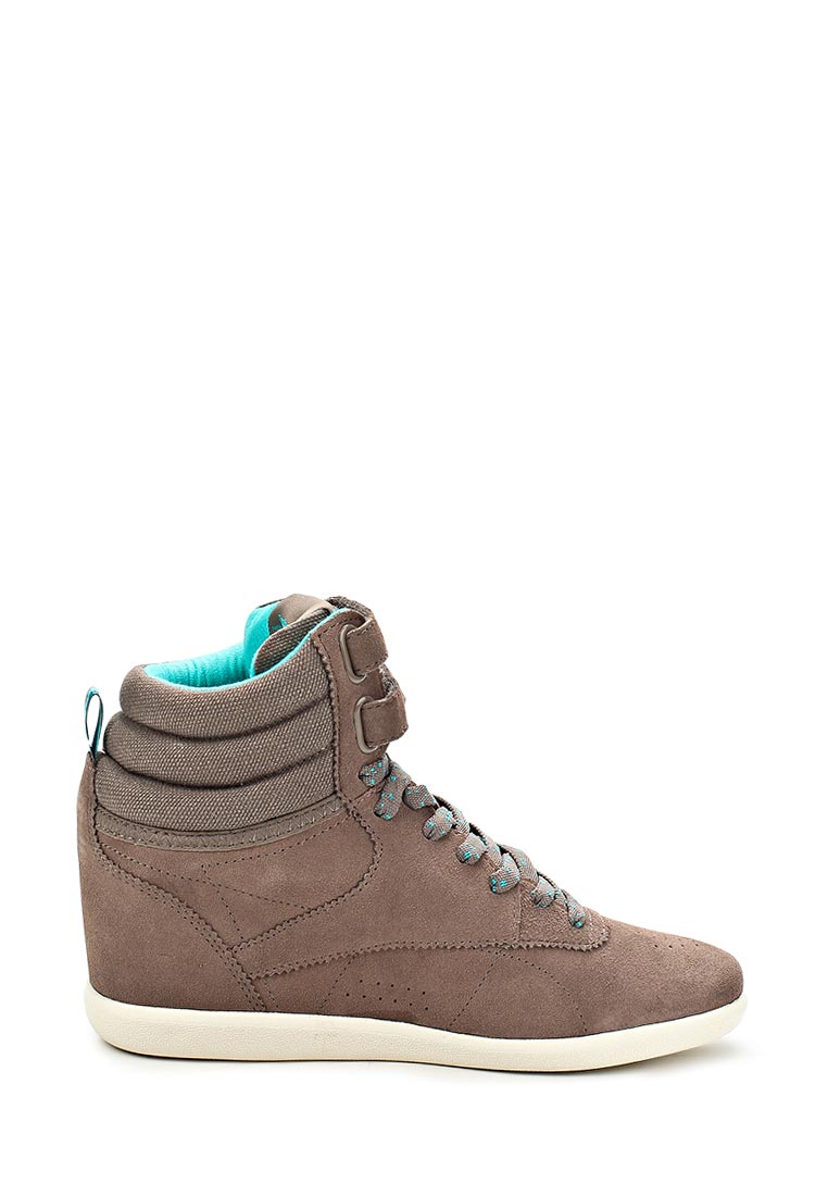 Кеды на танкетке Reebok Classic F/S HI INT WEDGE, цвет: серый