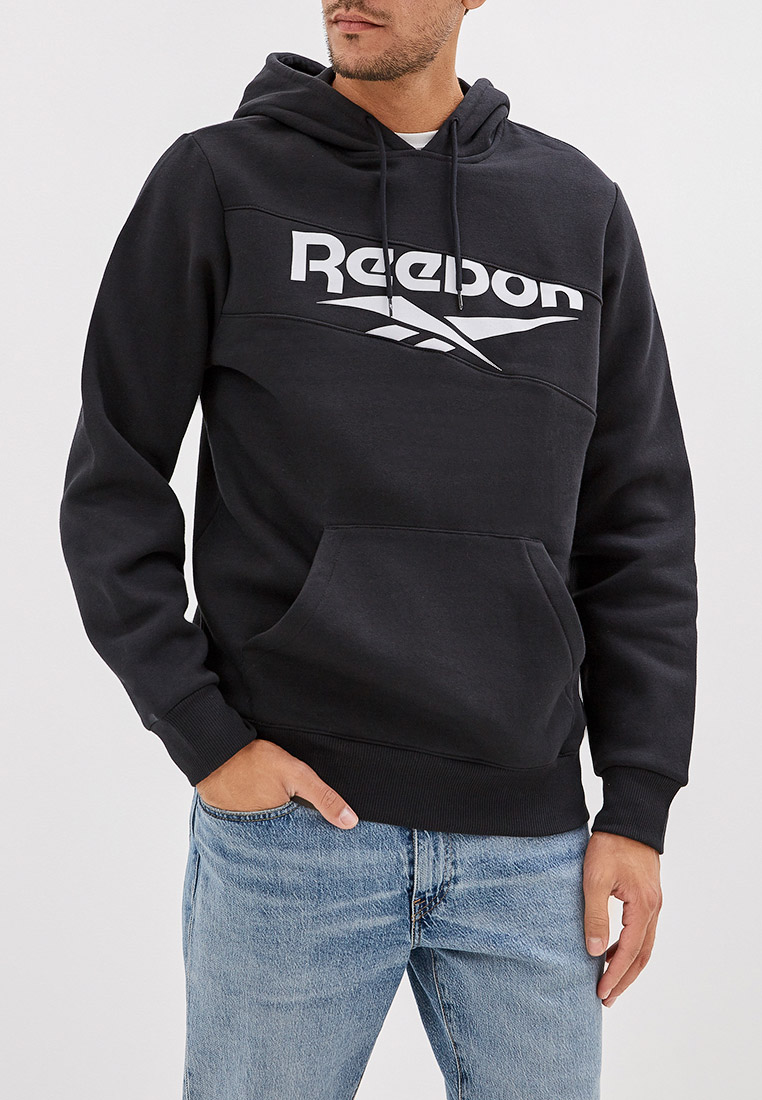 Толстовки рибок. Reebok Black Hoodie. Худи Reebok мужские черные. Кофта рибок с капюшоном рибок мужские. Reebok Classic худи.