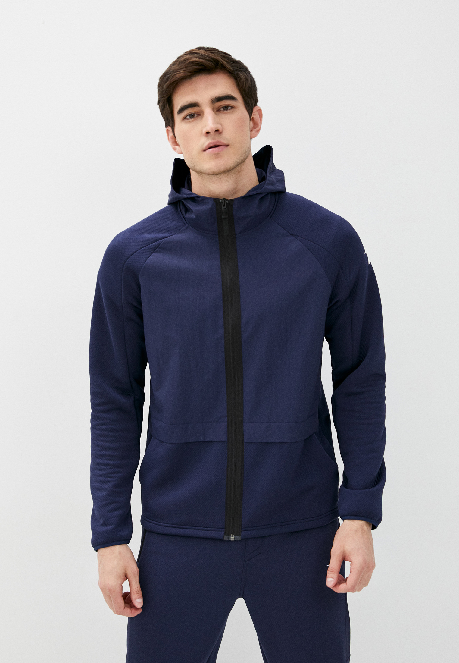 Ламода рибок мужские. Reebok TS Perf FZ Hoodie. Худи Reebok синее. Худи Reebok ламода. Мужская толстовка LNY Hoodie Reebok.