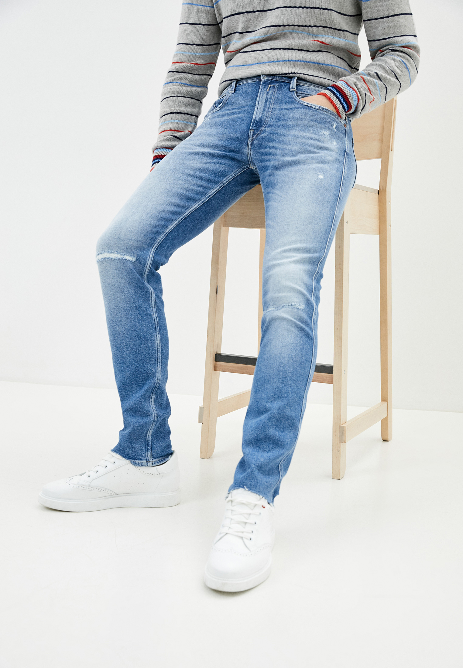 Джинсы Replay Anbass купить за 6 940 ₽ в интернет-магазине Lamoda.ru