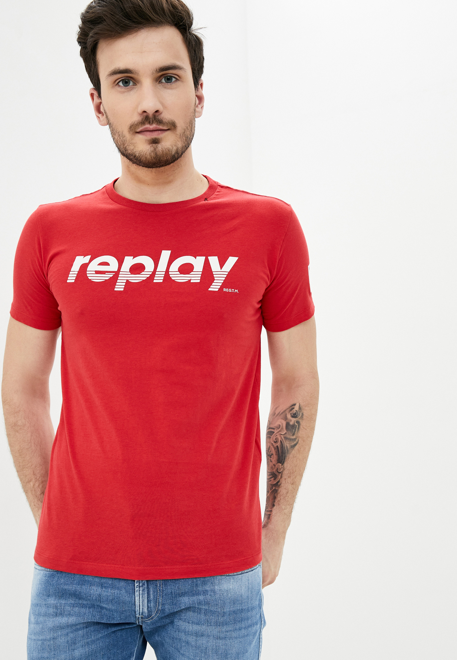 Футболка Replay купить за 1 340 ₽ в интернет-магазине Lamoda.ru
