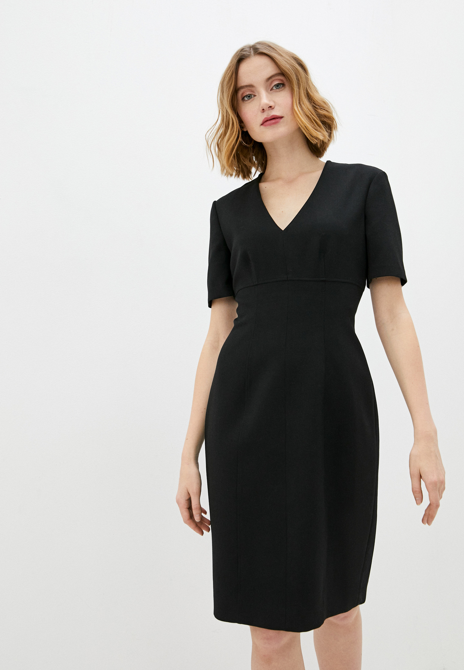 Платье Burberry, цвет: черный, RTLAAA001102 — купить в интернет ...