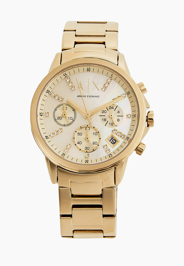 Часы Armani Exchange AX4327, цвет: золотой, RTLAAB273201 — купить в интернет-магазине Lamoda