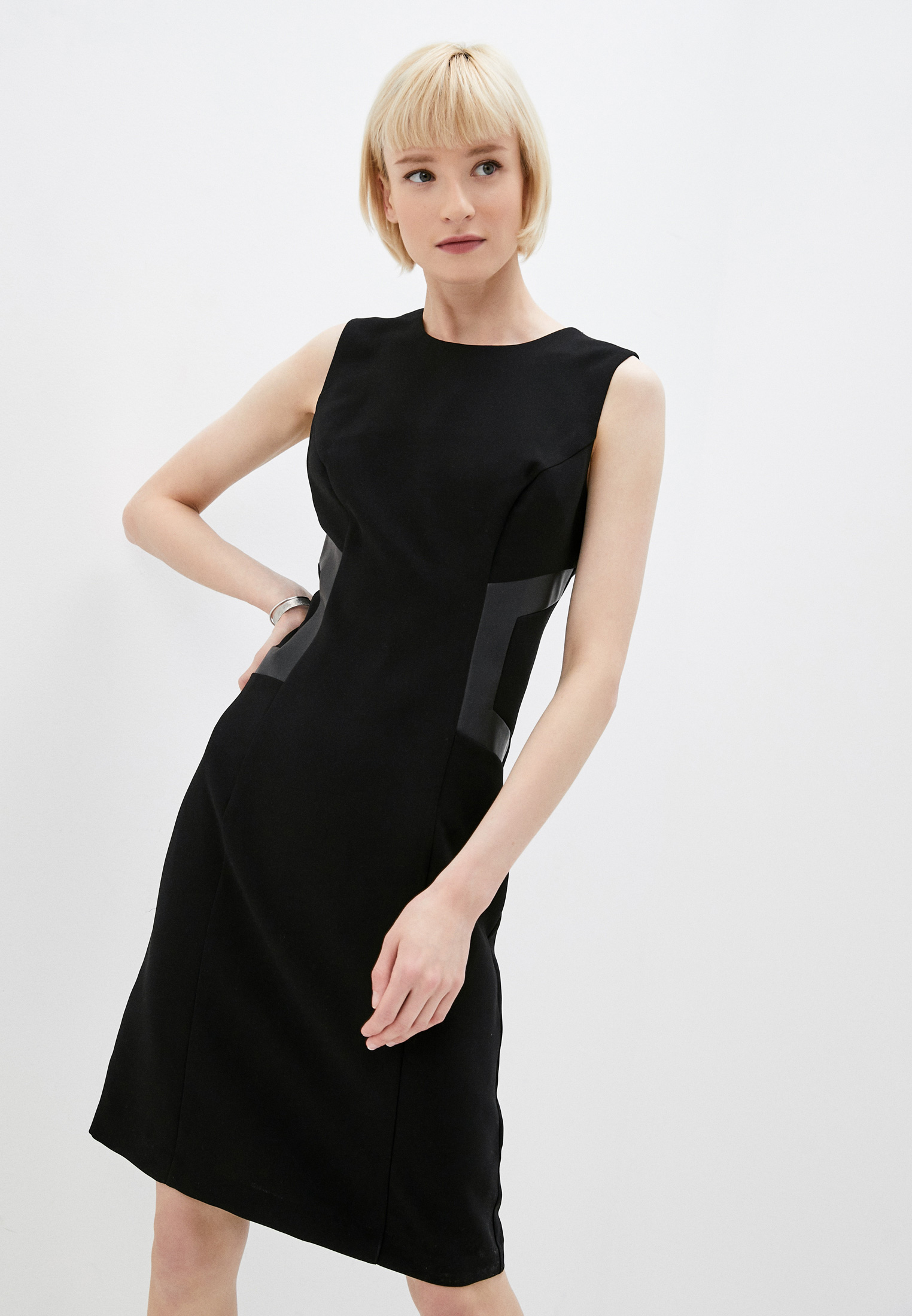 Платье DKNY, цвет: черный, RTLAAB384201 — купить в интернет-магазине Lamoda
