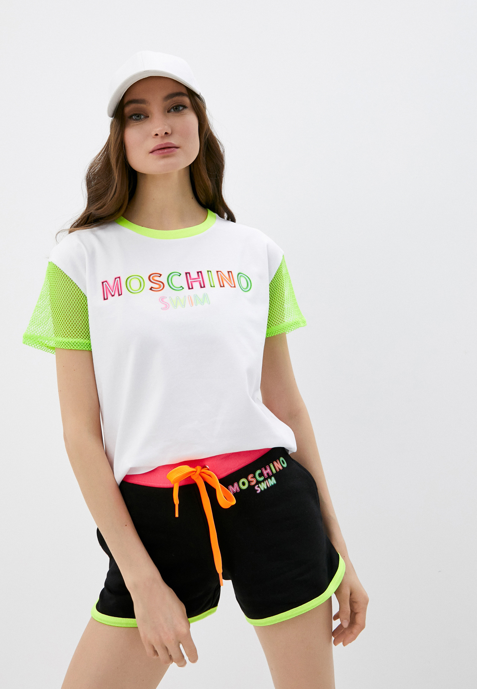 Футболка Moschino Swim, цвет: белый, RTLAAB608001 — купить в интернет ...