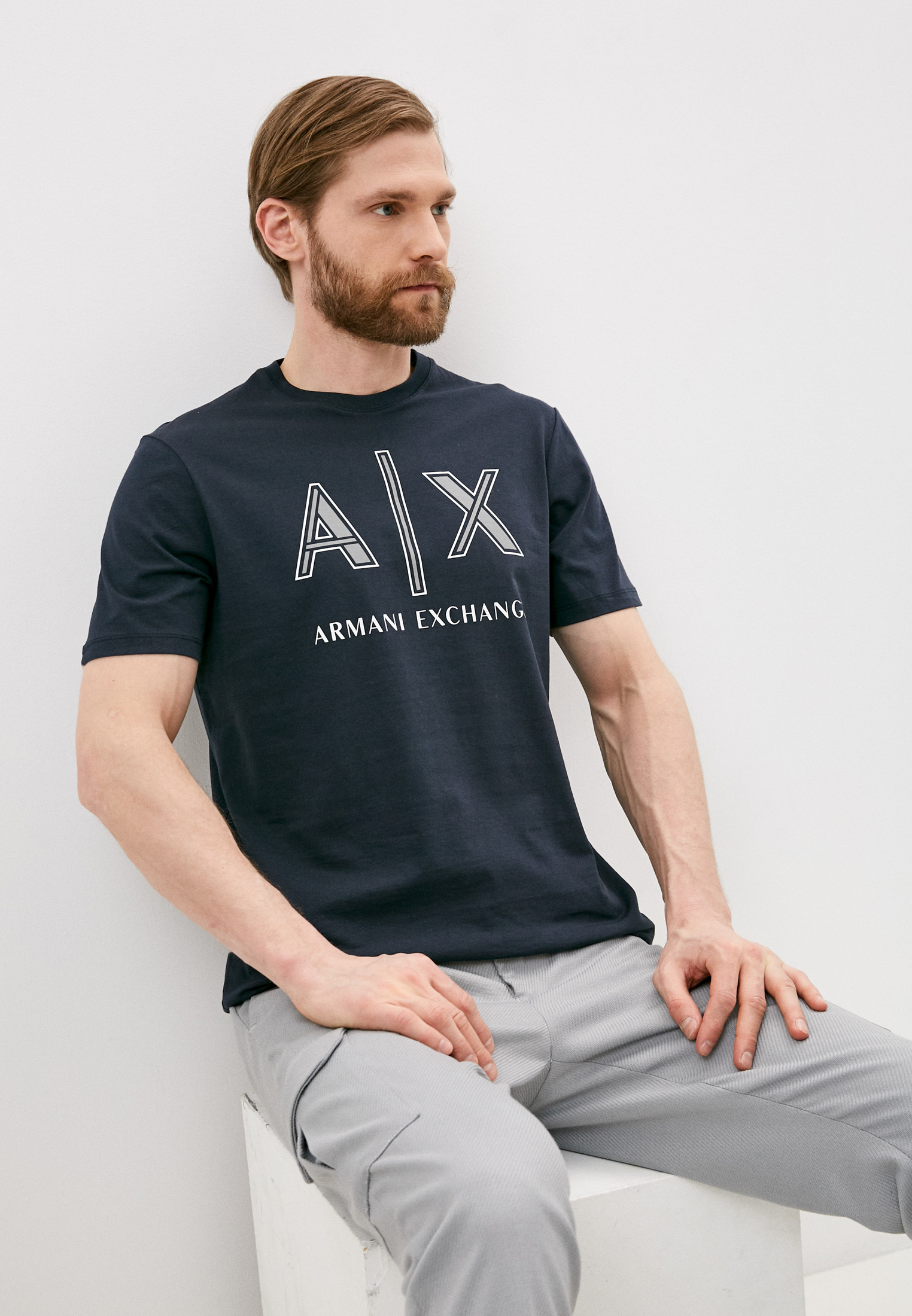 Armani Exchange Футболка Мужская Купить