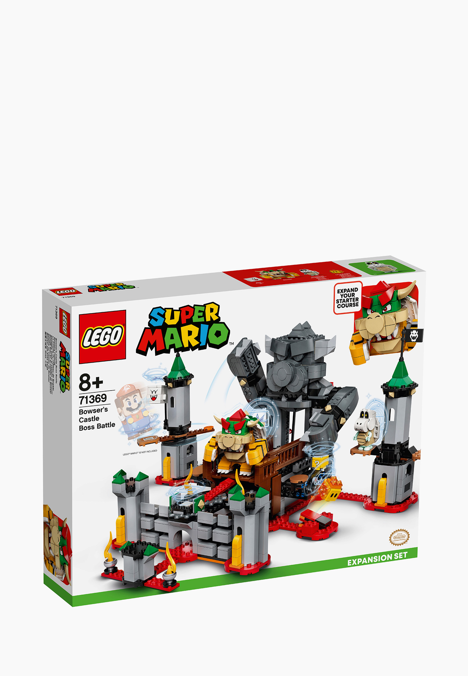 Lego super mario bowser's castle battle expansion set sale