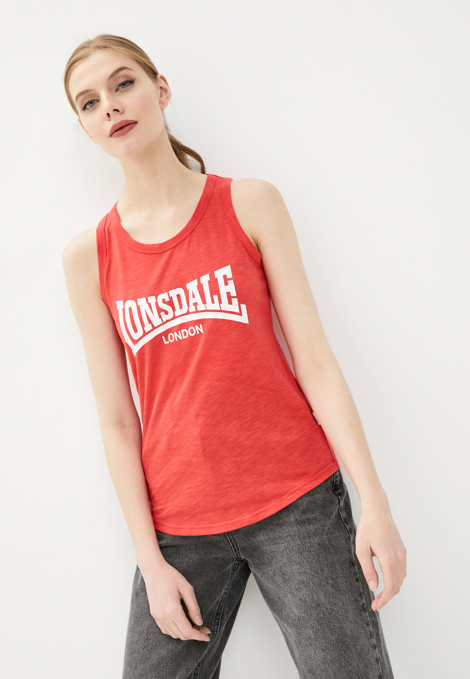 Майка Lonsdale, цвет: красный, RTLAAD276701 — купить в интернет ...