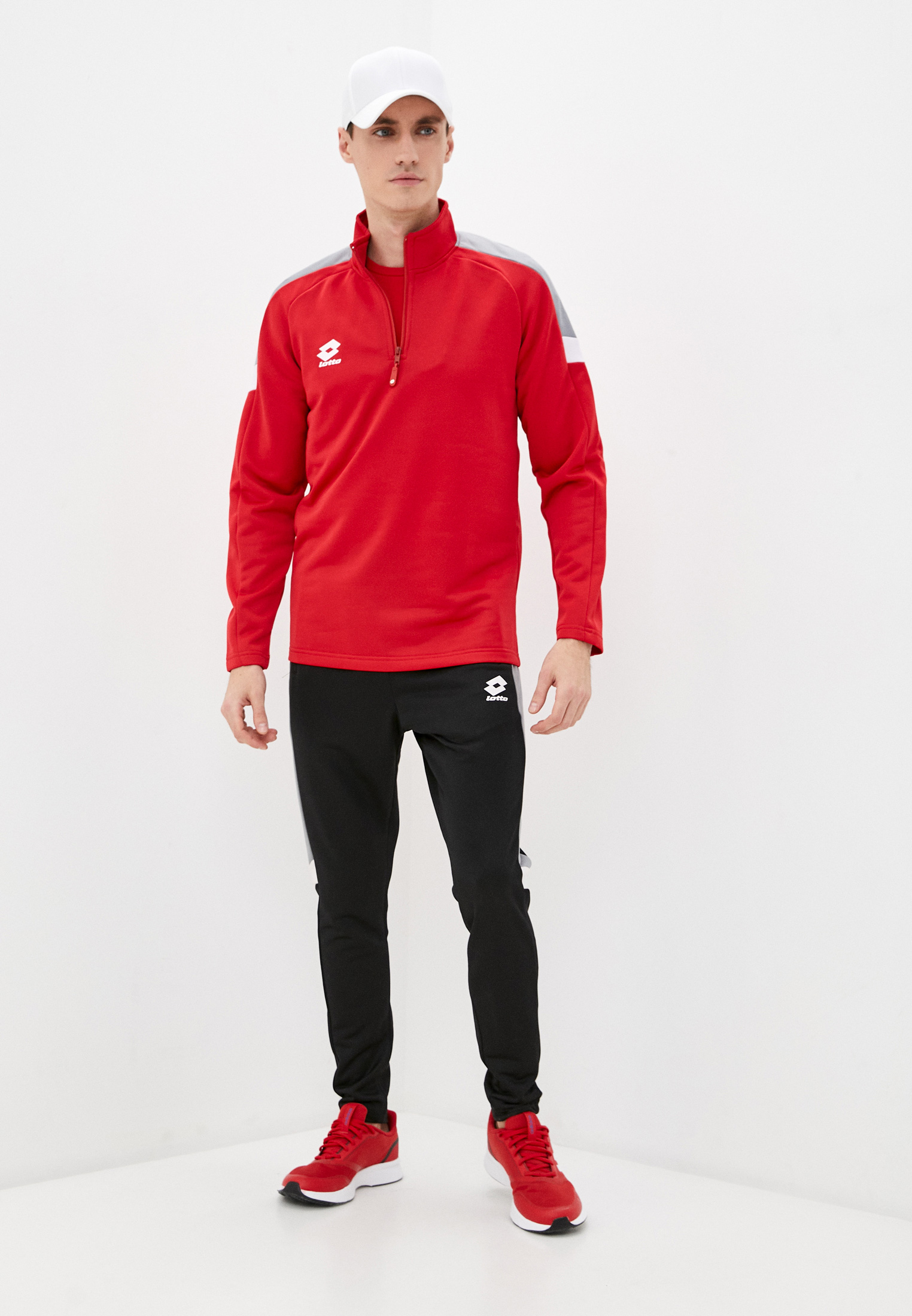 Костюм спортивный Lotto LOTTO RAPID POLY SUIT 1/4 ZIP, цвет: красный ...