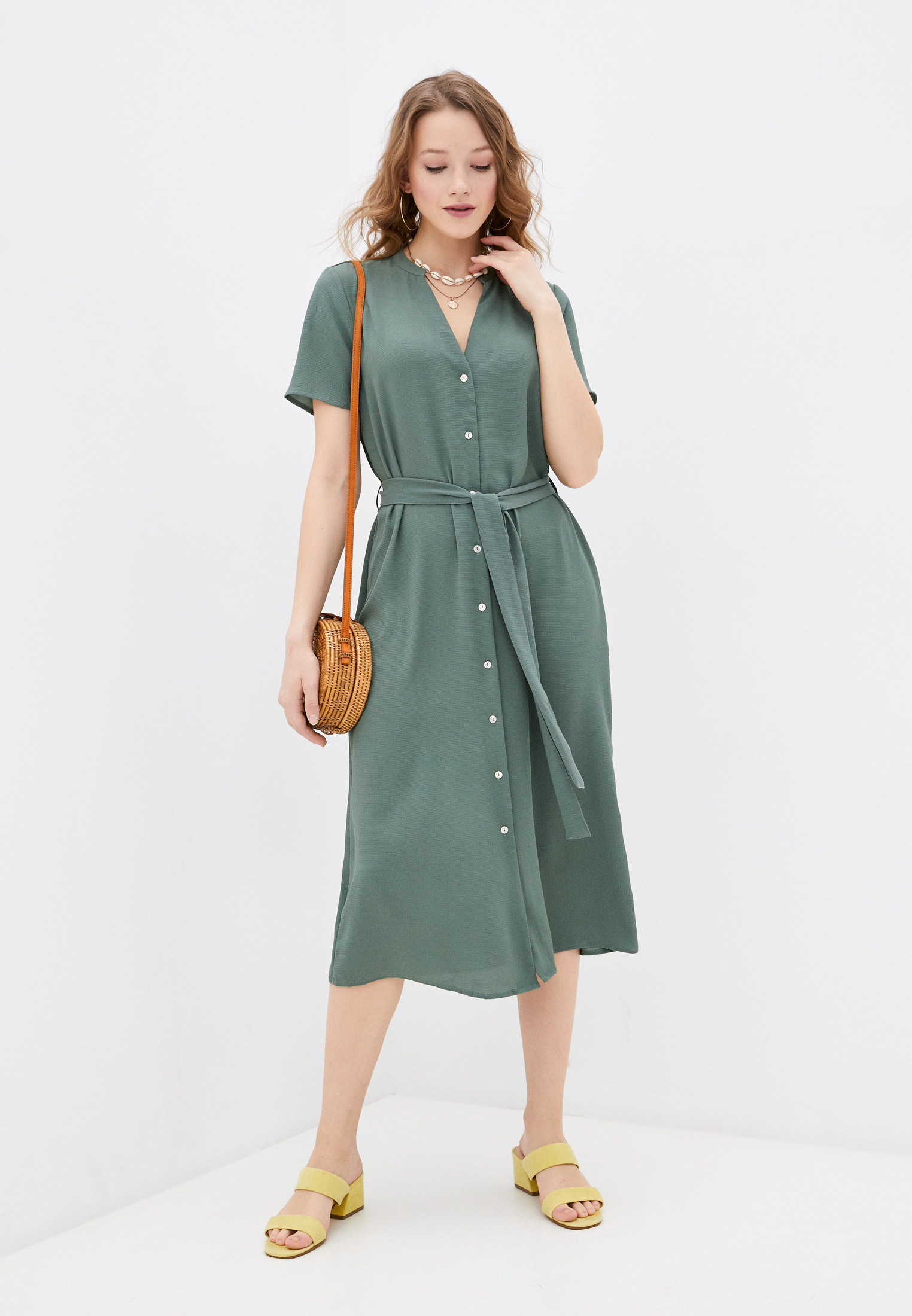 Платье Vero Moda, цвет: бирюзовый, RTLAAE897701 — купить в интернет ...