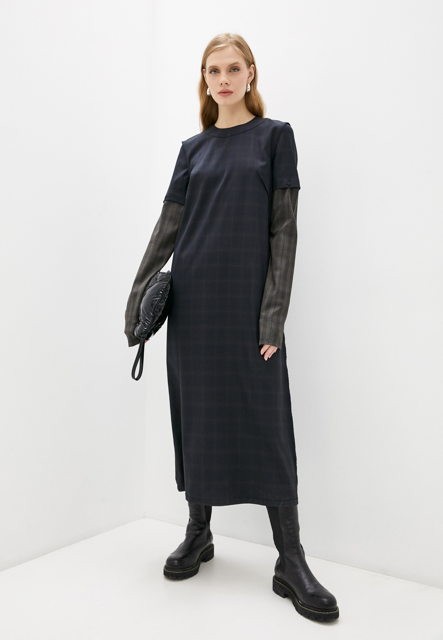 Платье Maison Margiela, цвет: синий, RTLAAF493801 — купить в интернет ...