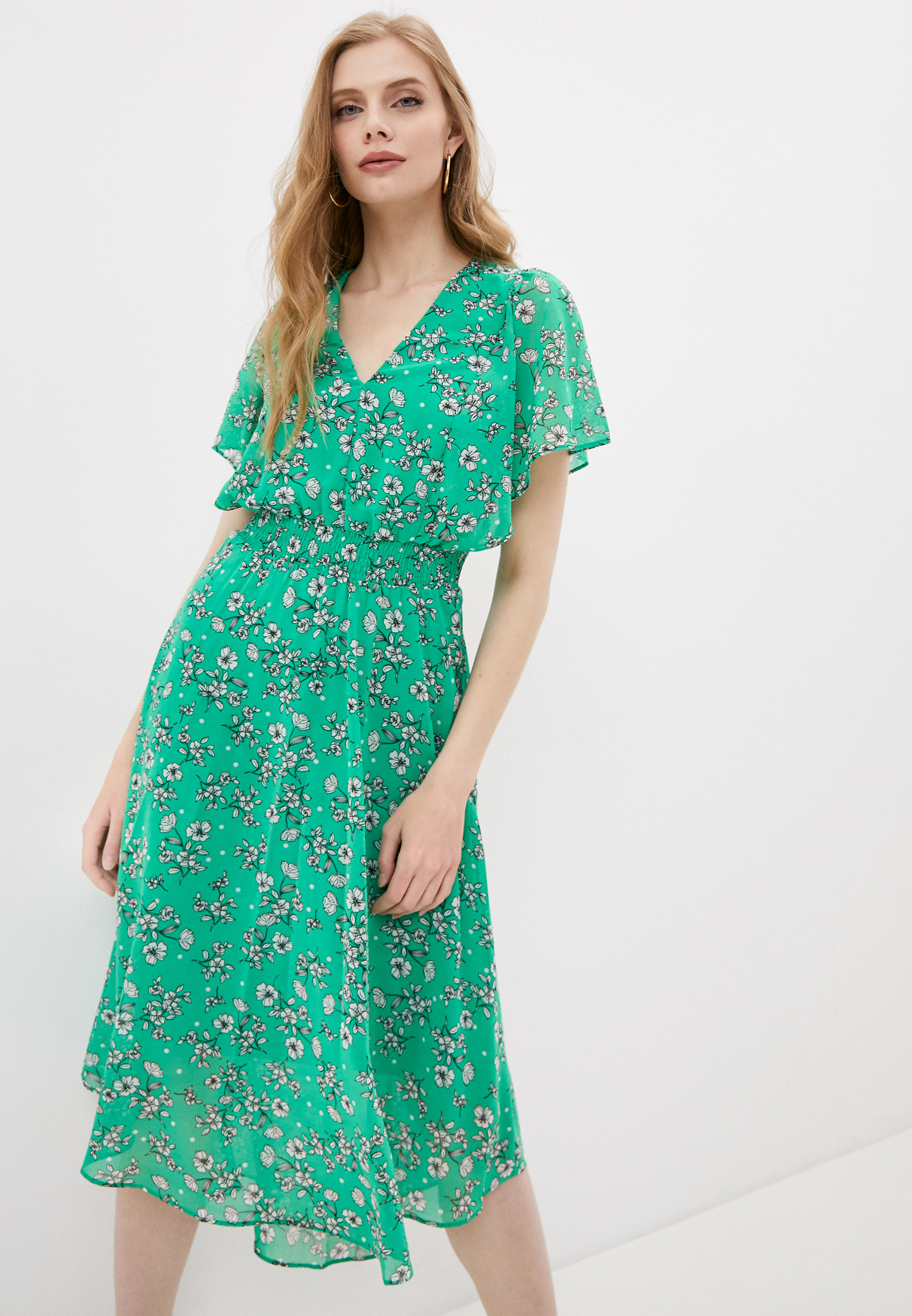 Платье DKNY, цвет: зеленый, RTLAAG532101 — купить в интернет-магазине ...