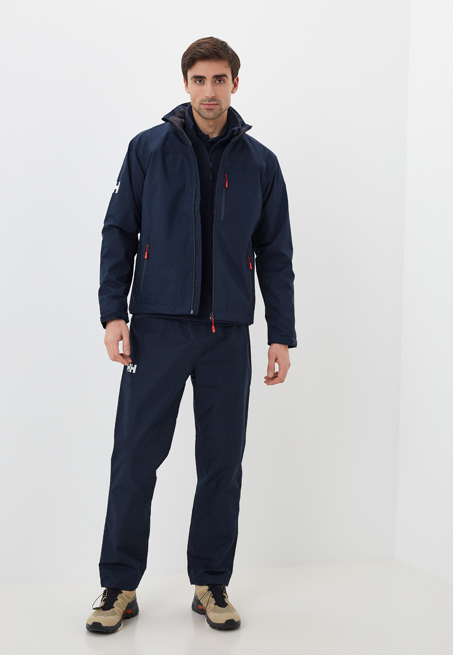 Куртка утепленная Helly Hansen CREW MIDLAYER JACKET, цвет: синий