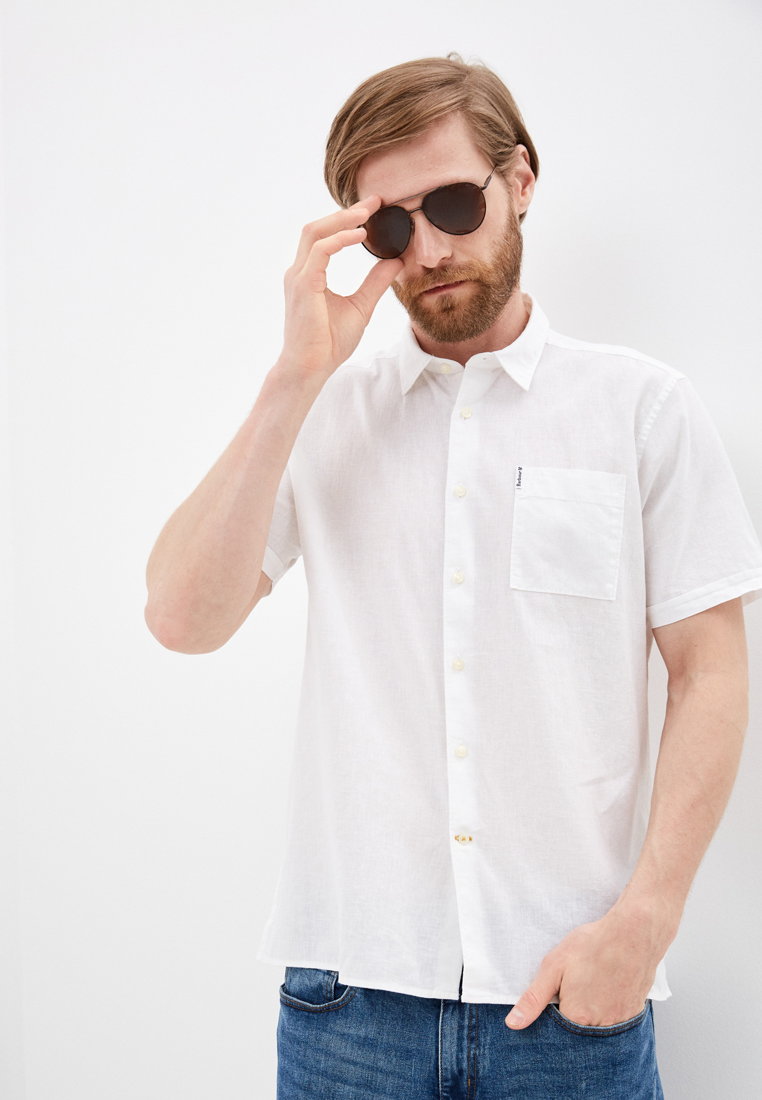 Рубашка Barbour, цвет: белый, RTLAAH681301 — купить в интернет-магазине ...