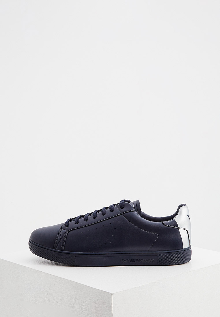 Кеды Emporio Armani, цвет: синий, RTLAAI013002 — купить в интернет ...