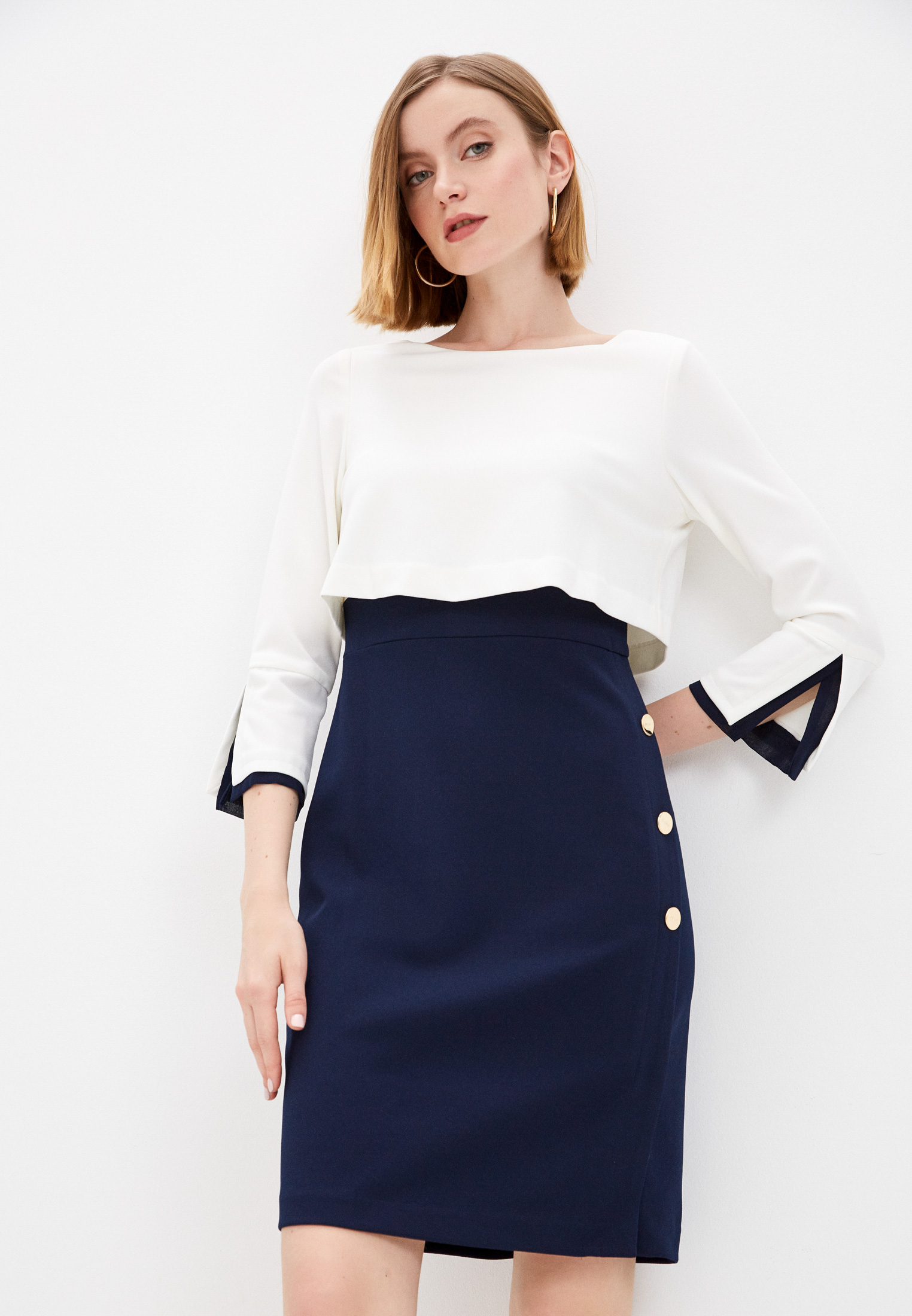 Платье DKNY, цвет: мультиколор, RTLAAI153101 — купить в интернет ...