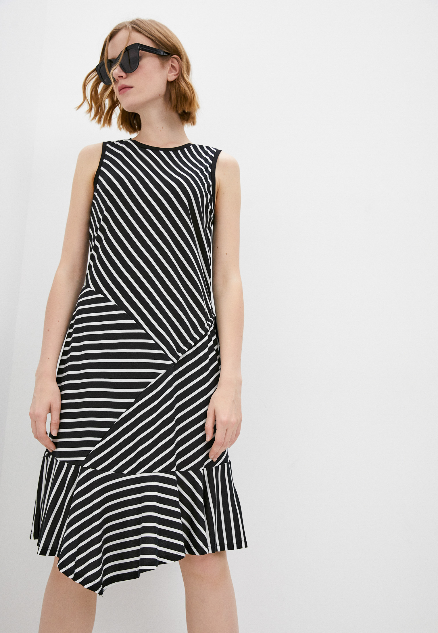 Платье DKNY, цвет: черный, RTLAAJ307601 — купить в интернет-магазине Lamoda