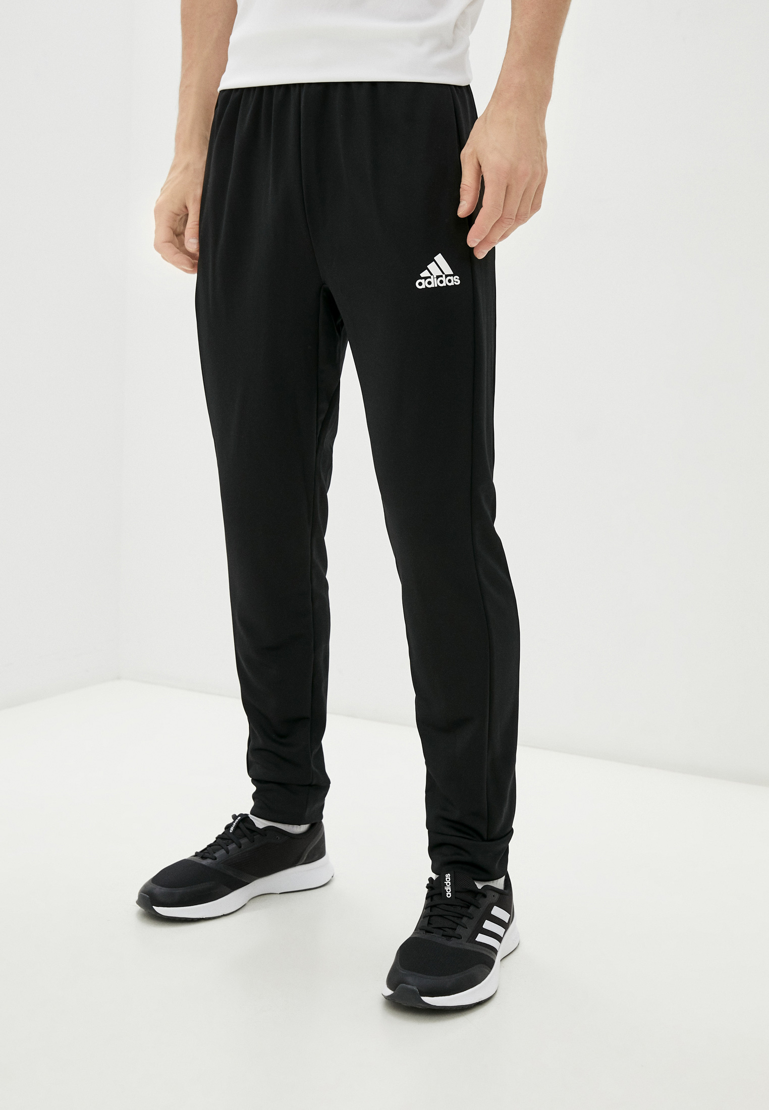 Брюки спортивные adidas M SL KT C T, цвет: черный, RTLAAJ951701 — купить в  интернет-магазине Lamoda