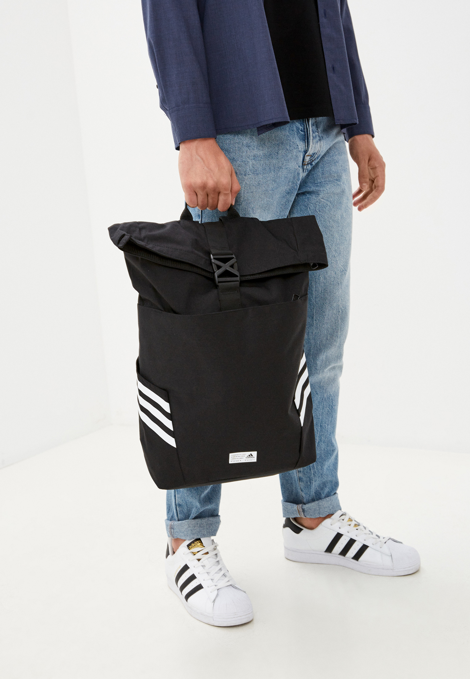 Рюкзак adidas CL BP ROLL, цвет: черный, RTLAAK646701 — купить в  интернет-магазине Lamoda