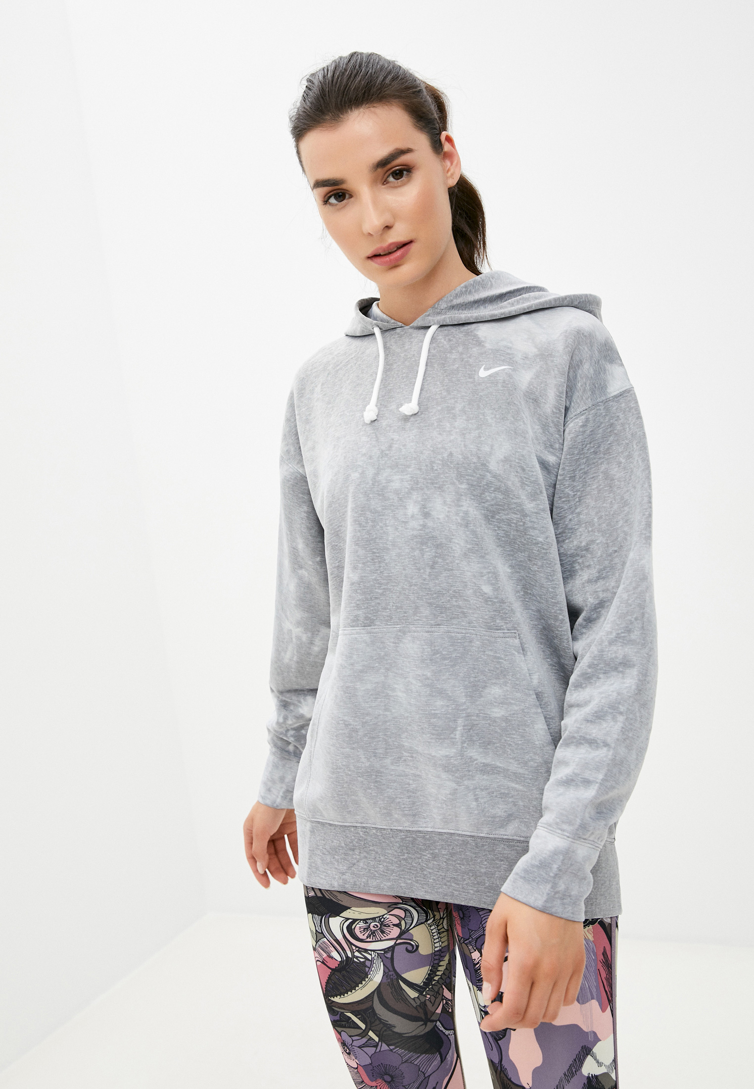 Худи Nike W NK PO HOODIE ICNCLSH SU, цвет: серый, RTLAAK686102 — купить ...