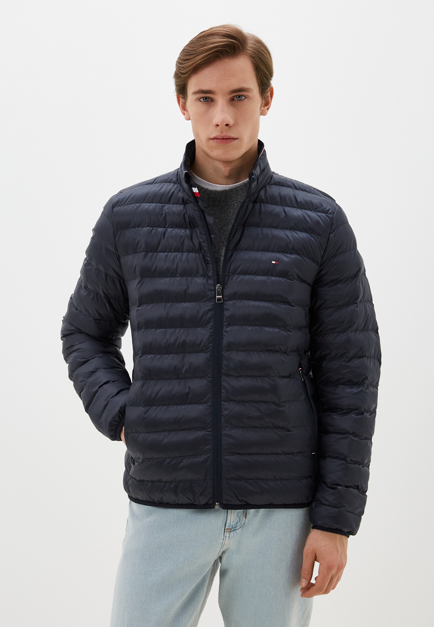 Куртка утепленная Tommy Hilfiger, цвет: синий, RTLAAK724102 — купить в ...
