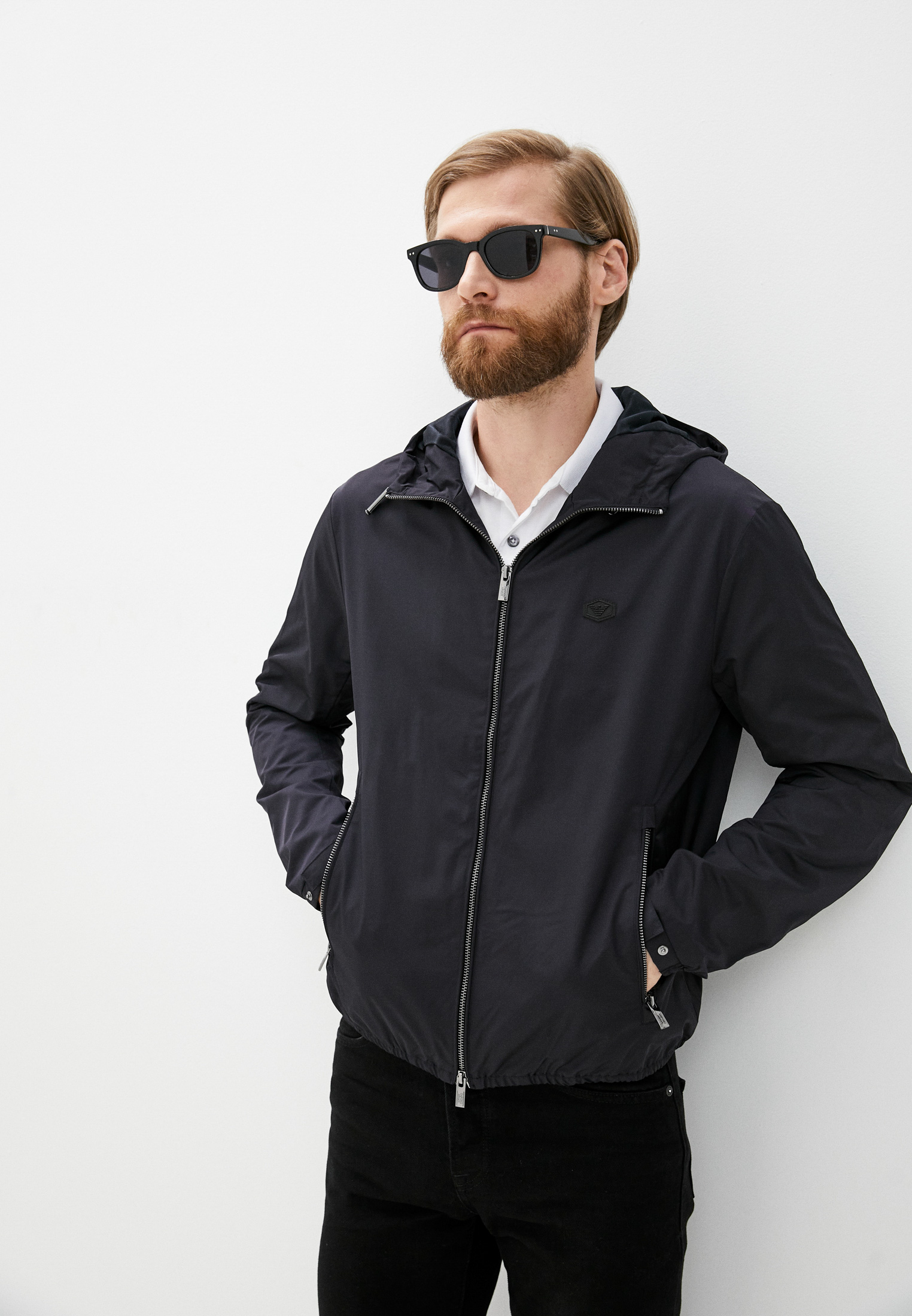 Ветровка Emporio Armani, цвет: черный, RTLAAK860401 — купить в интернет ...