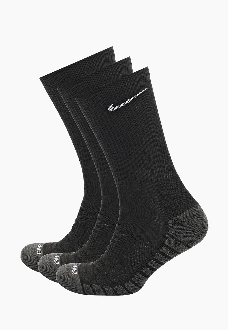 Носки 3 пары Nike U NK EVRY MAX CUSH CREW 3PR, цвет: черный ...